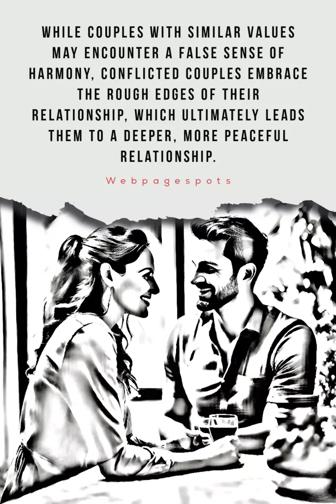 Are conflicted couples more peaceful than those with similar values? The Role of Compromise